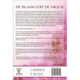 Boekomslag in het Nederlands voor De Islaam Eert de Vrouw, gericht op islam vrouwen